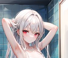 浴室里的女孩III-二次元透明肚脐