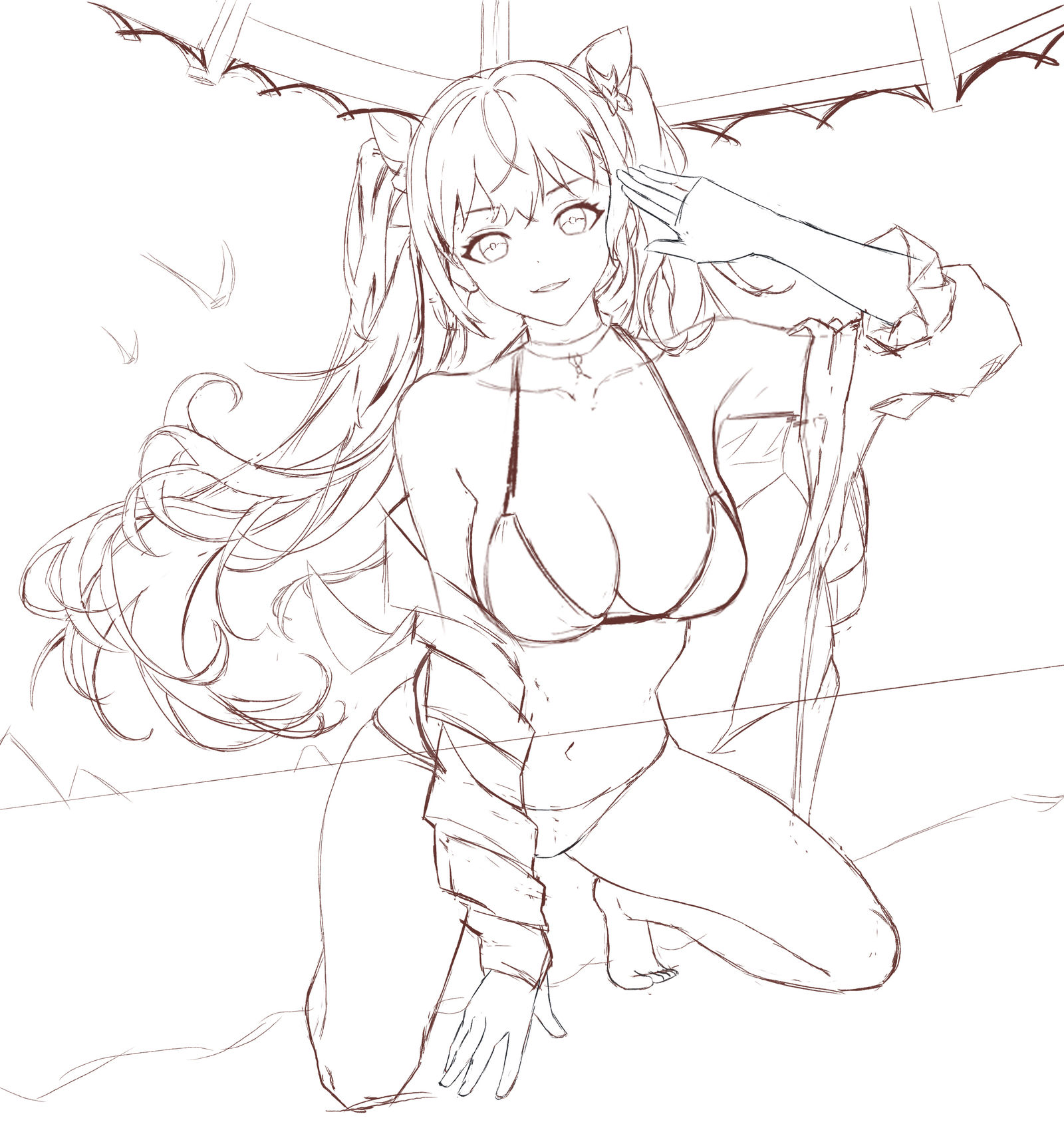 练习个刻晴泳装