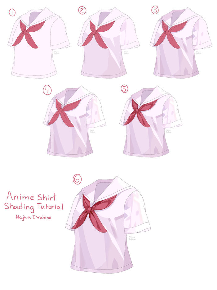 Anime Clothing References插画图片壁纸