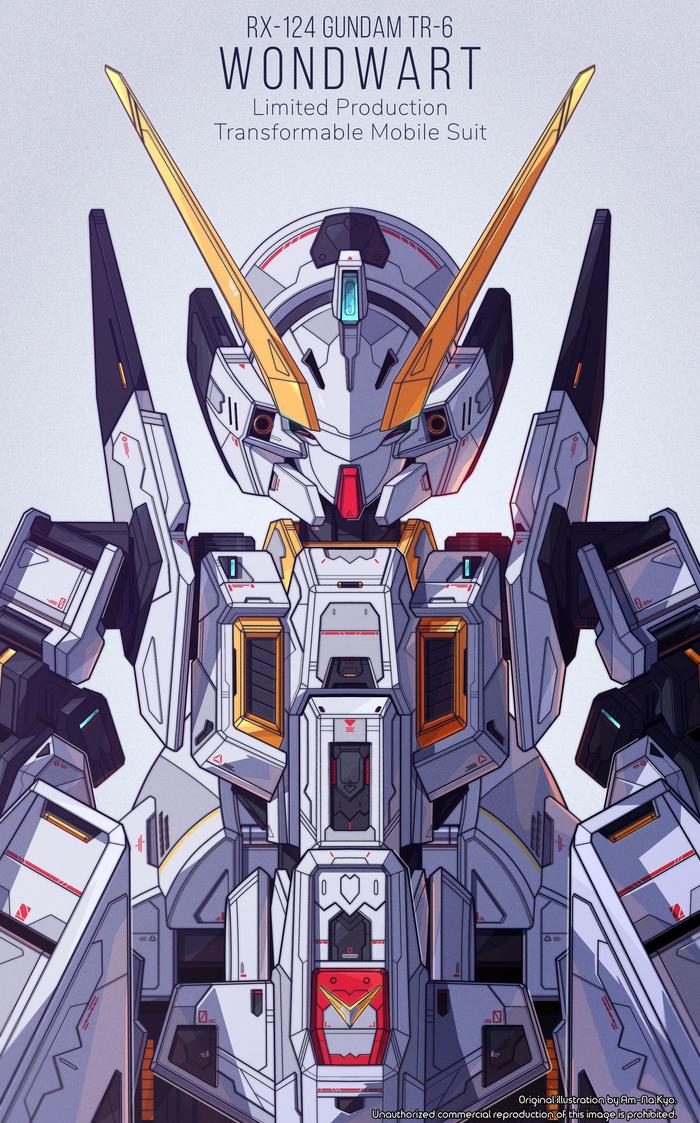 Gundam TR-6 Wondwart插画图片壁纸