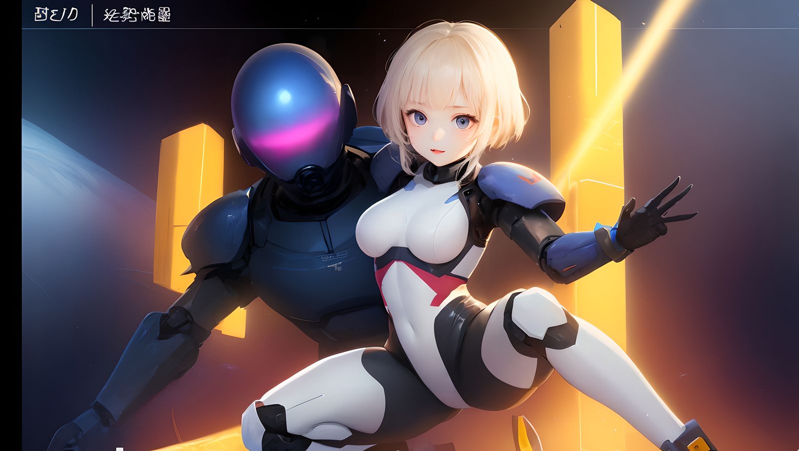 美女004插画图片壁纸
