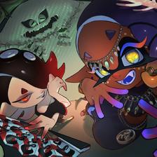 SPLATOWEEN2023！插画图片壁纸