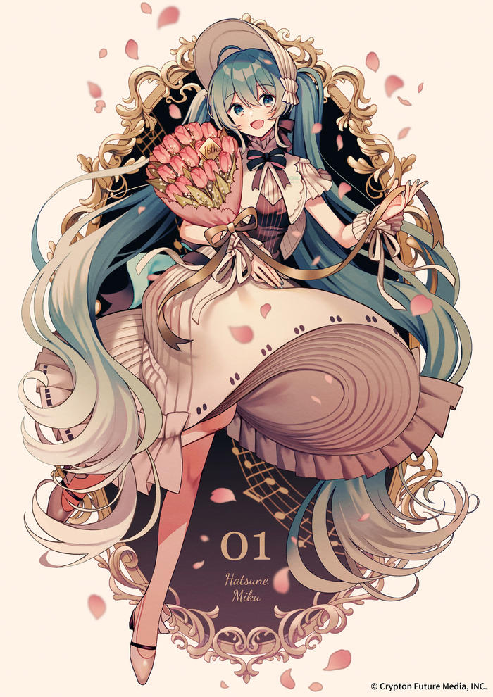 初音未来插画图片壁纸