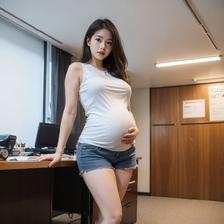 怀孕的女同事头像同人高清图