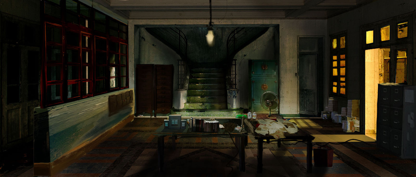 影视气氛图习作插画图片壁纸