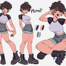 Momo!插画图片壁纸