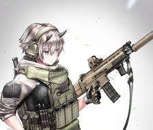 [skeb]FN SCAR-L-枪支军人
