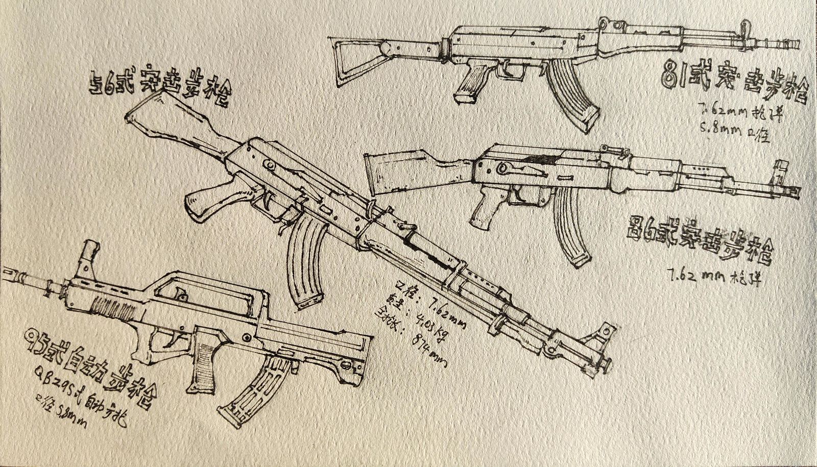 中国人民军事革命博物馆|写生速写插画图片壁纸