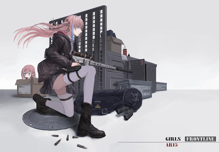 少女前线 AR15插画图片壁纸