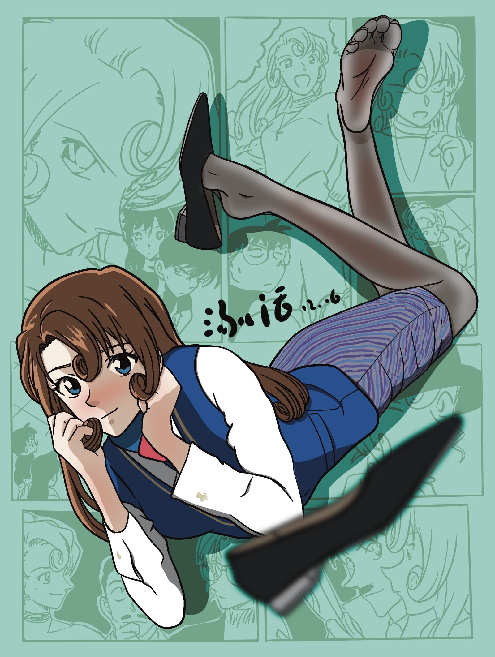 工藤有希子插画图片壁纸