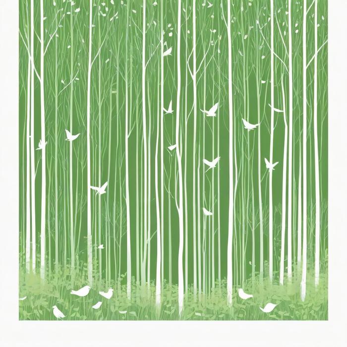 森林背景图插画图片壁纸