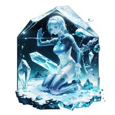 冰晶立方·被冻结的女间谍插画图片壁纸