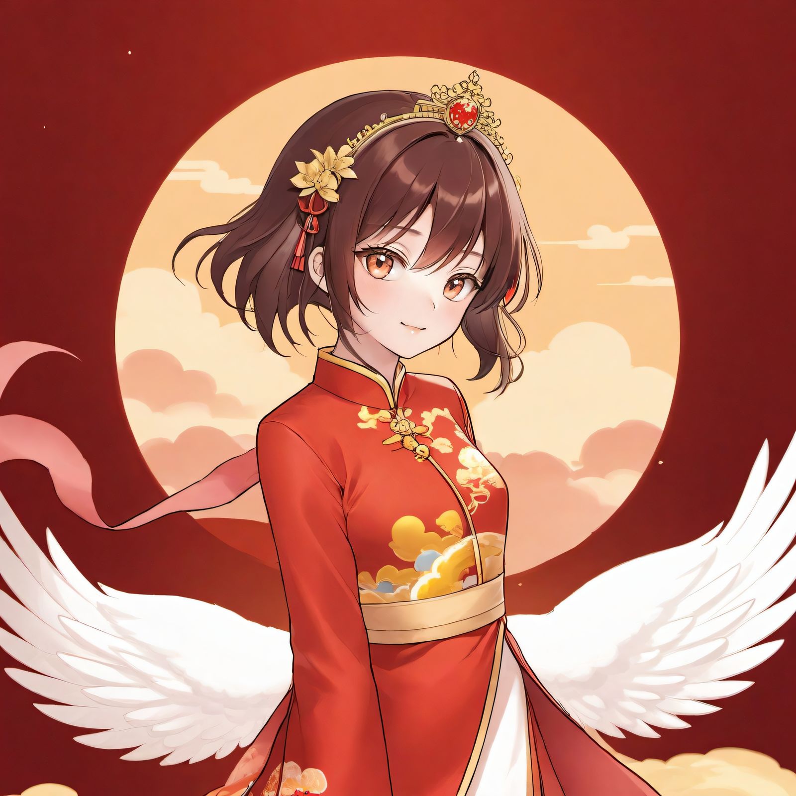 中式美少女插画图片壁纸