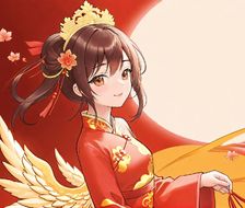 新年祝福-高级二次元少女