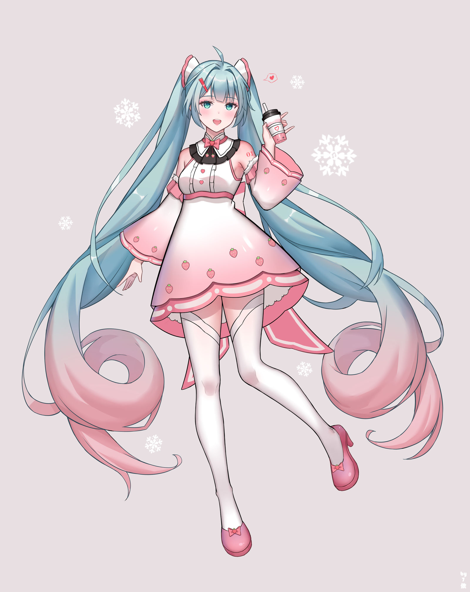 SEGA第三届初音未来服装征稿活动参赛作品头像同人高清图