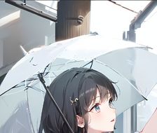 晴天-日系薄涂伞