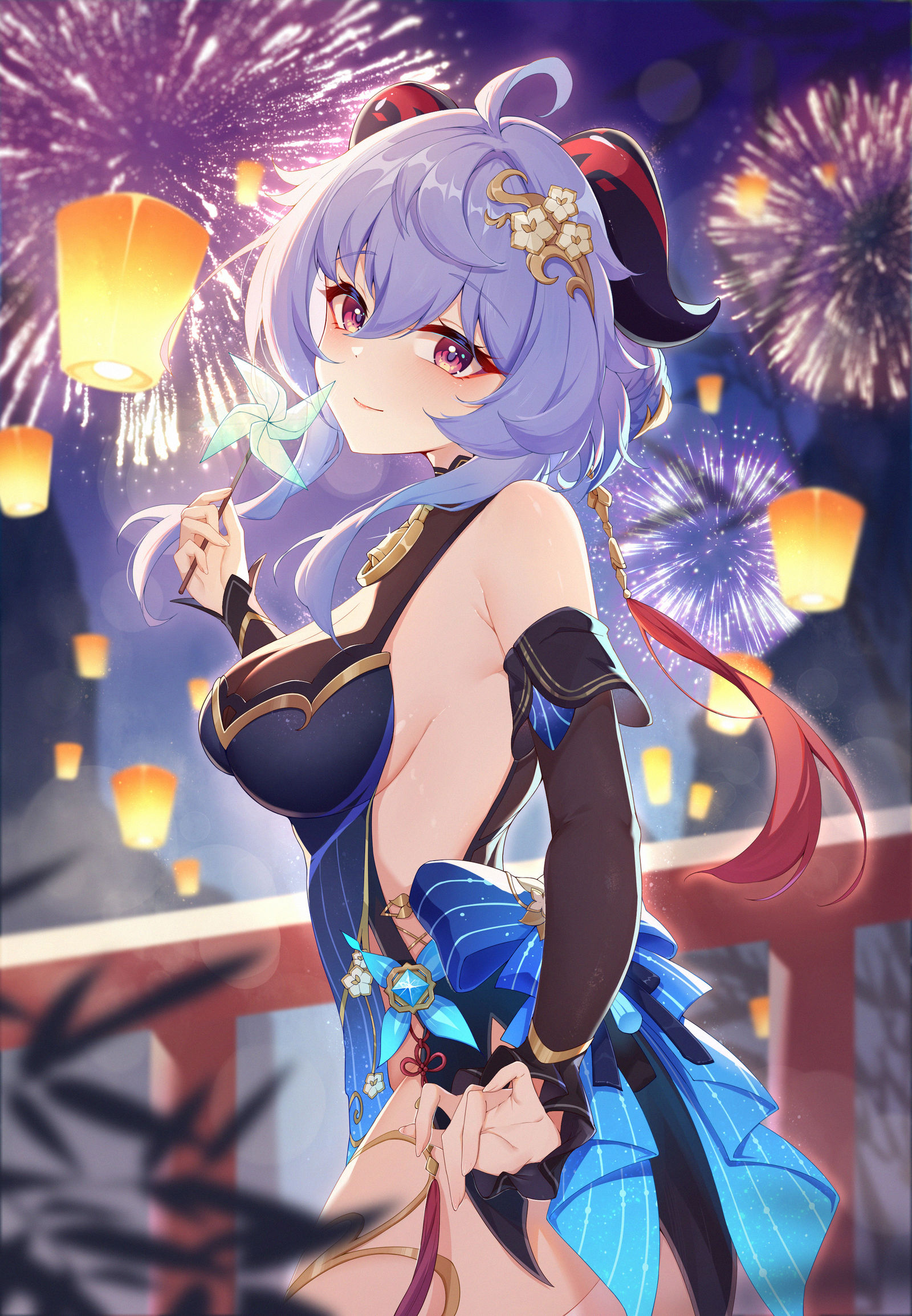海灯节快乐~~插画图片壁纸