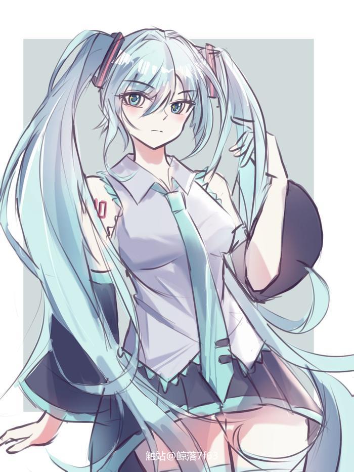 初音未来插画图片壁纸