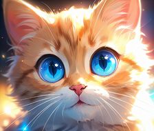 小蓝-✨缤纷色彩蓝眼睛猫咪