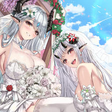Spring Bride Luna&Yufine头像同人高清图