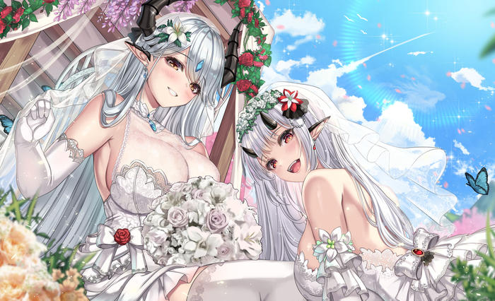 Spring Bride Luna&Yufine插画图片壁纸