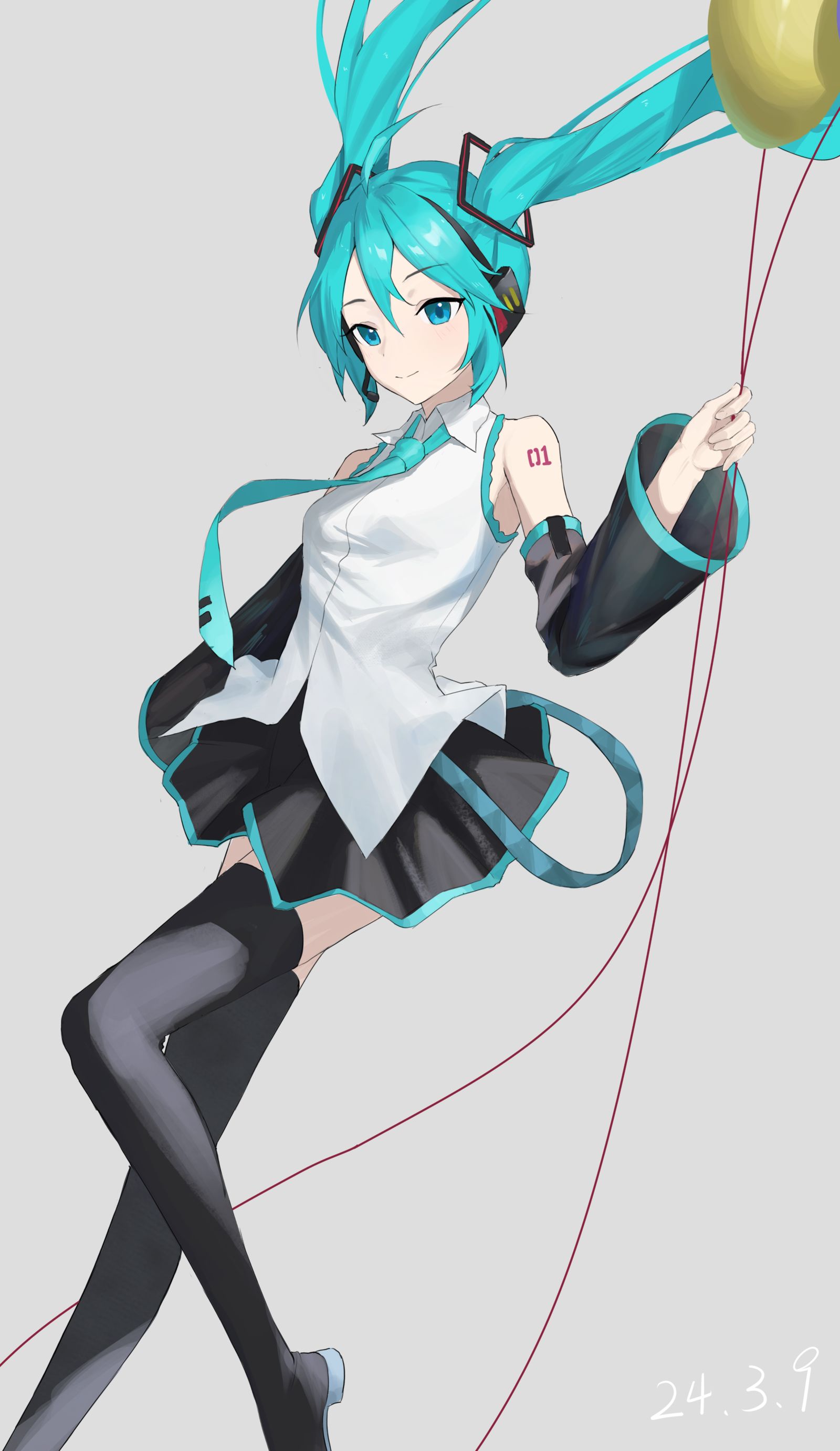 初音未来插画图片壁纸