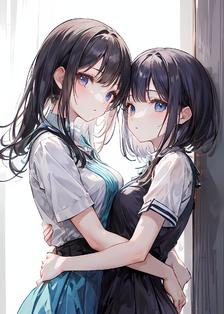 百合好啊01插画图片壁纸