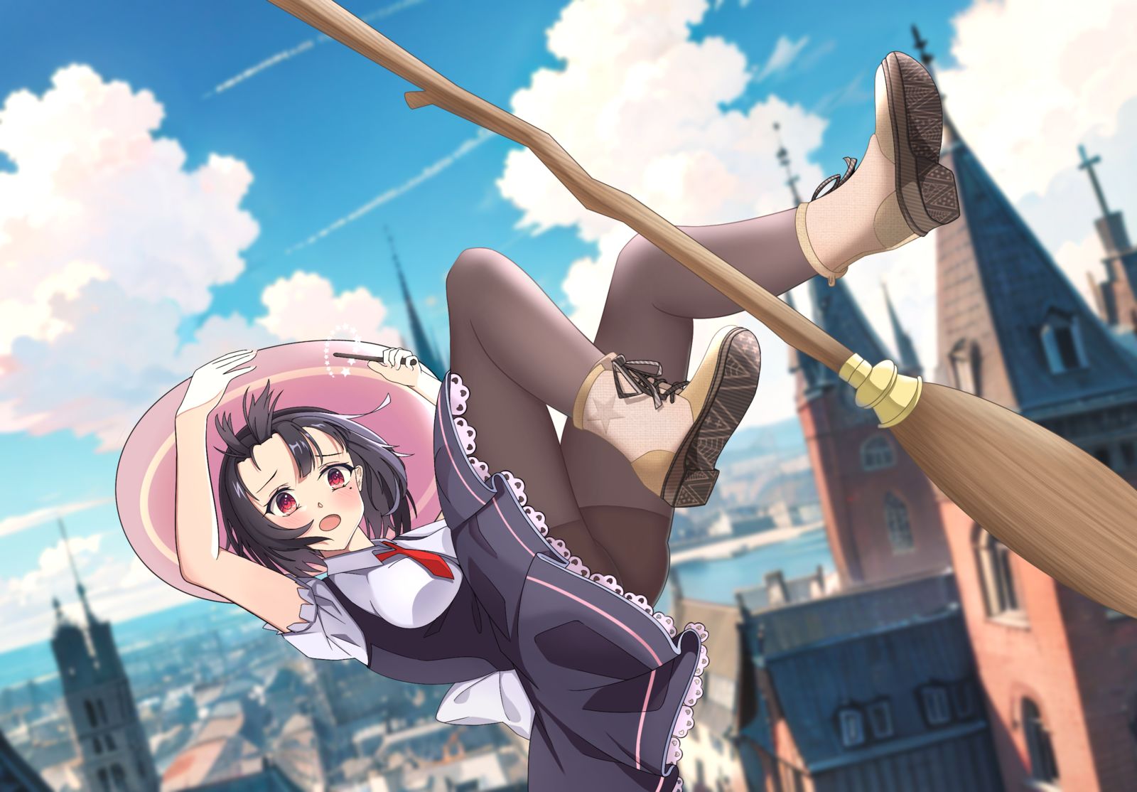 Falling Witch-坠落坠落魔女黑丝原创作品-触站