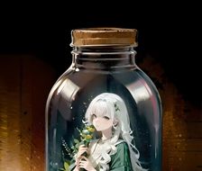 瓶中的森林女神-二次元女神