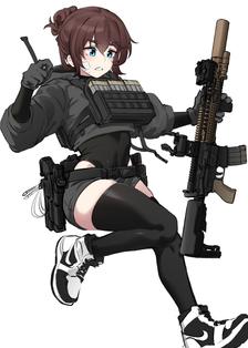 MK18 with Lonerchan头像同人高清图