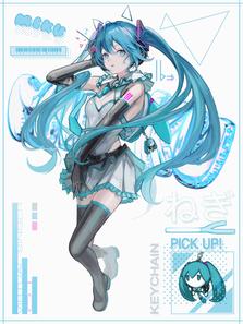 初音未来插画图片壁纸