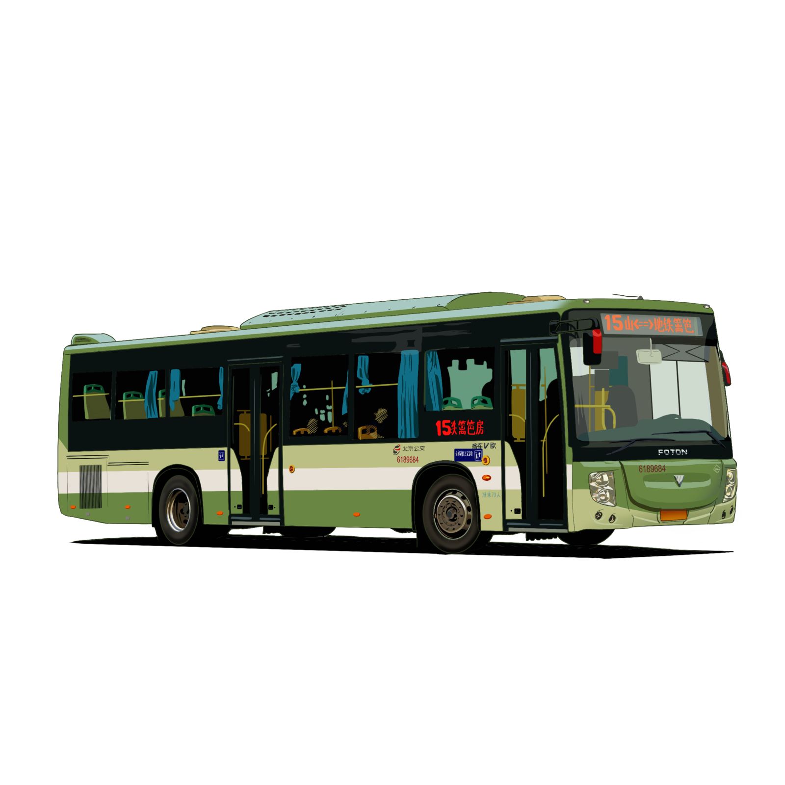 BJ6112C7MTB-1-公交车公交
