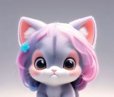 可爱小猫-Q版3D宠物