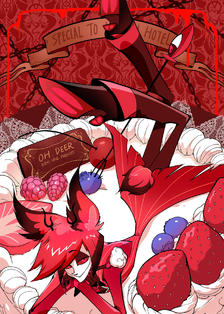 草莓蛋糕阿拉斯托插画图片壁纸