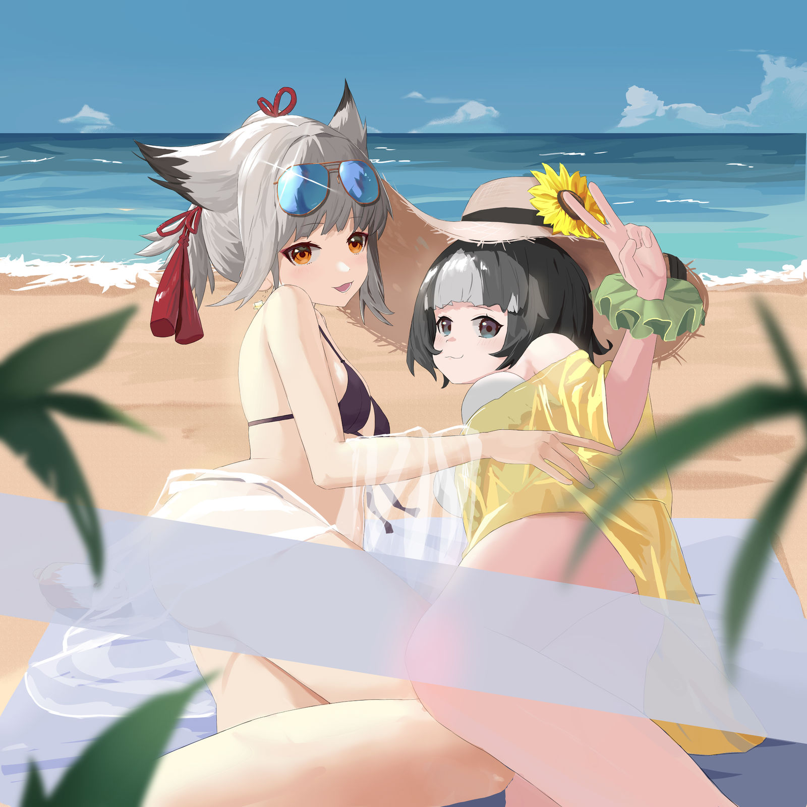 夏日（和谐）插画图片壁纸