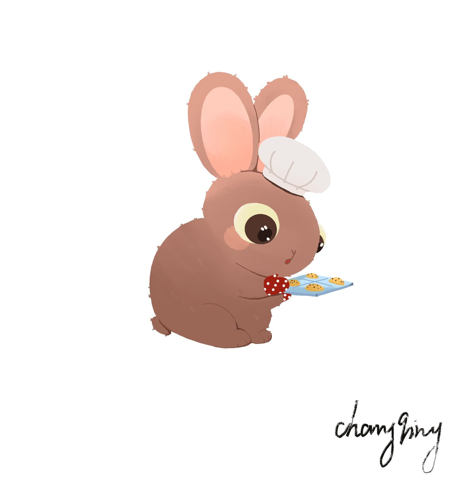 兔插画图片壁纸