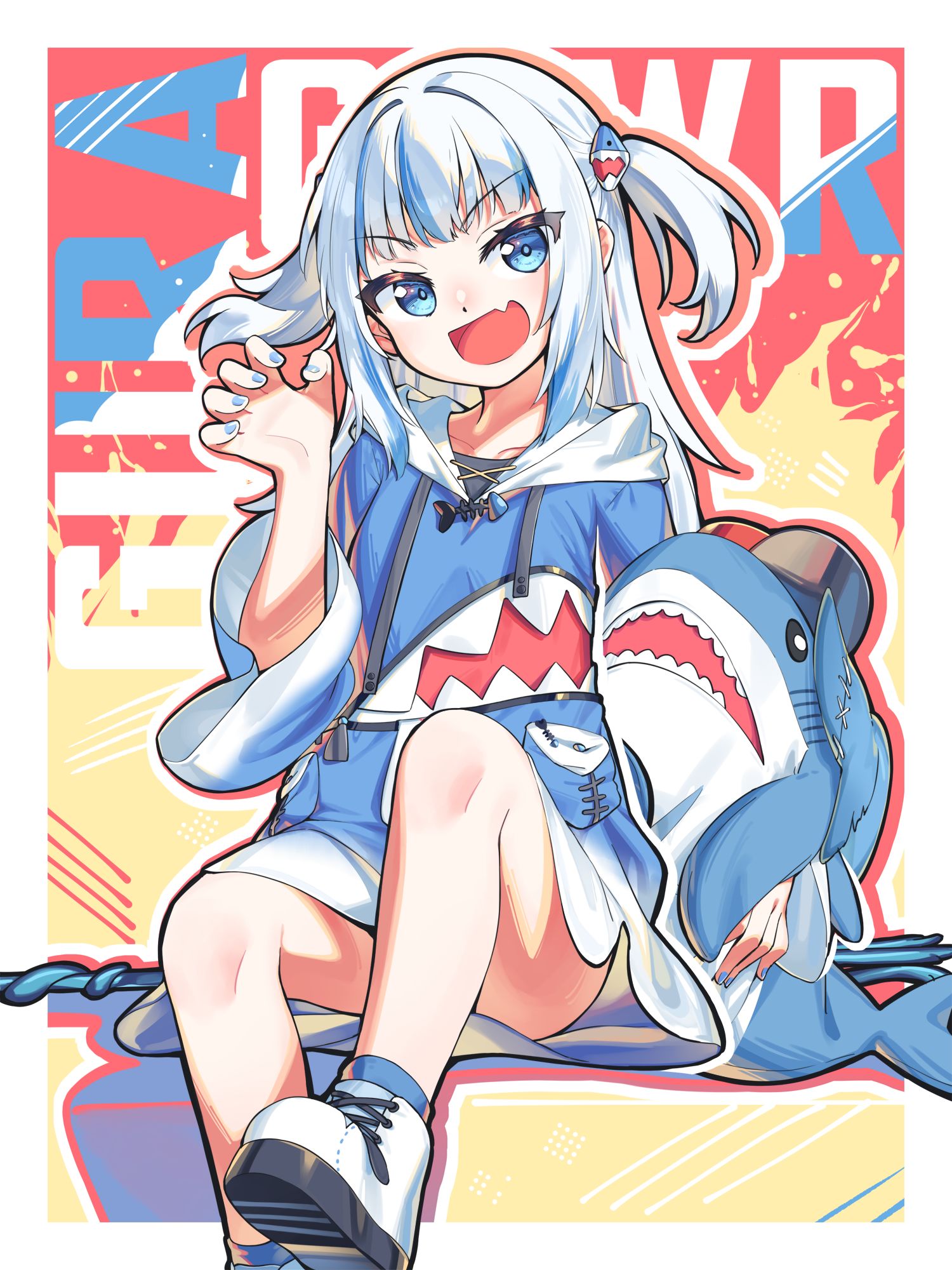 Gura插画图片壁纸