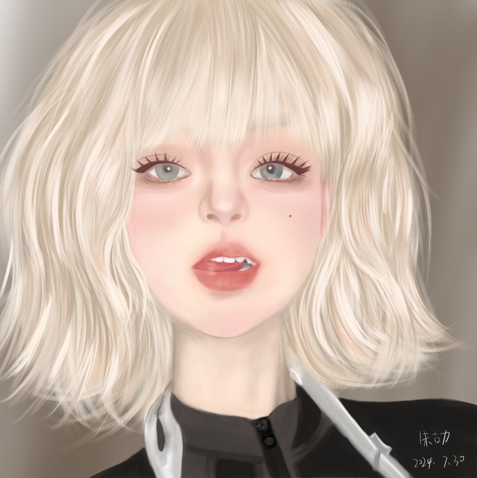 头像厚涂板绘原创板绘