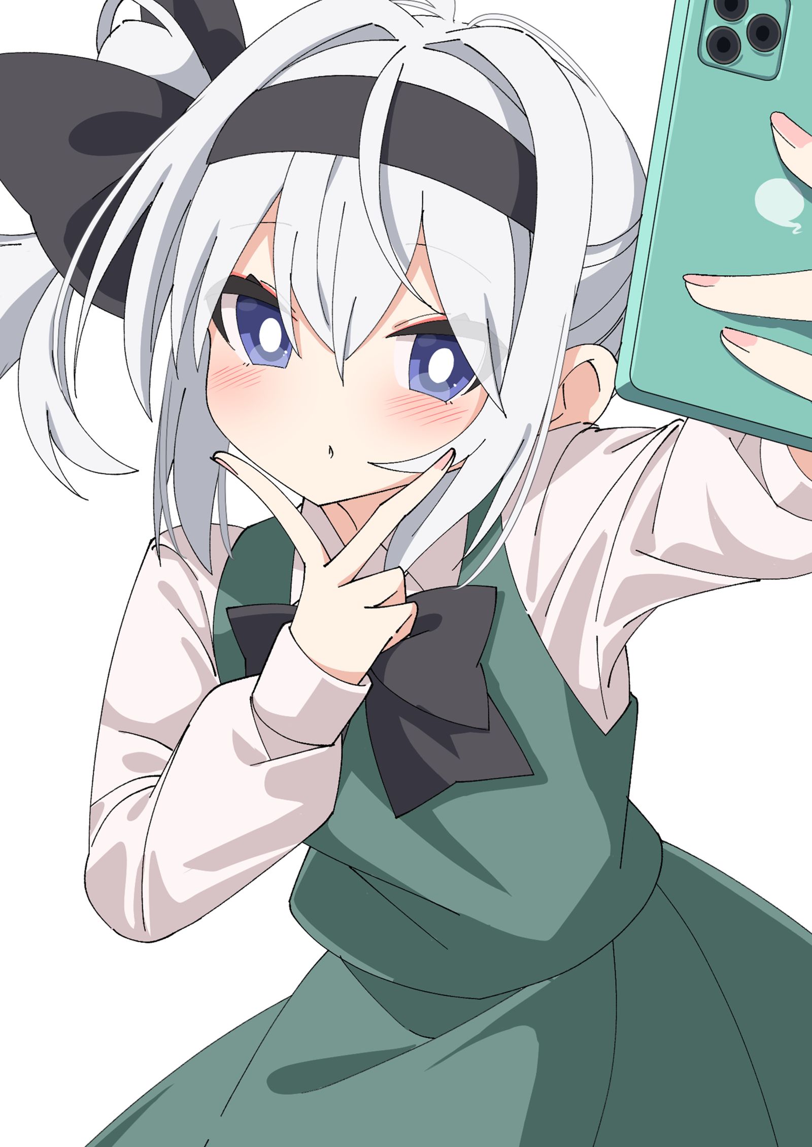 自拍插画图片壁纸