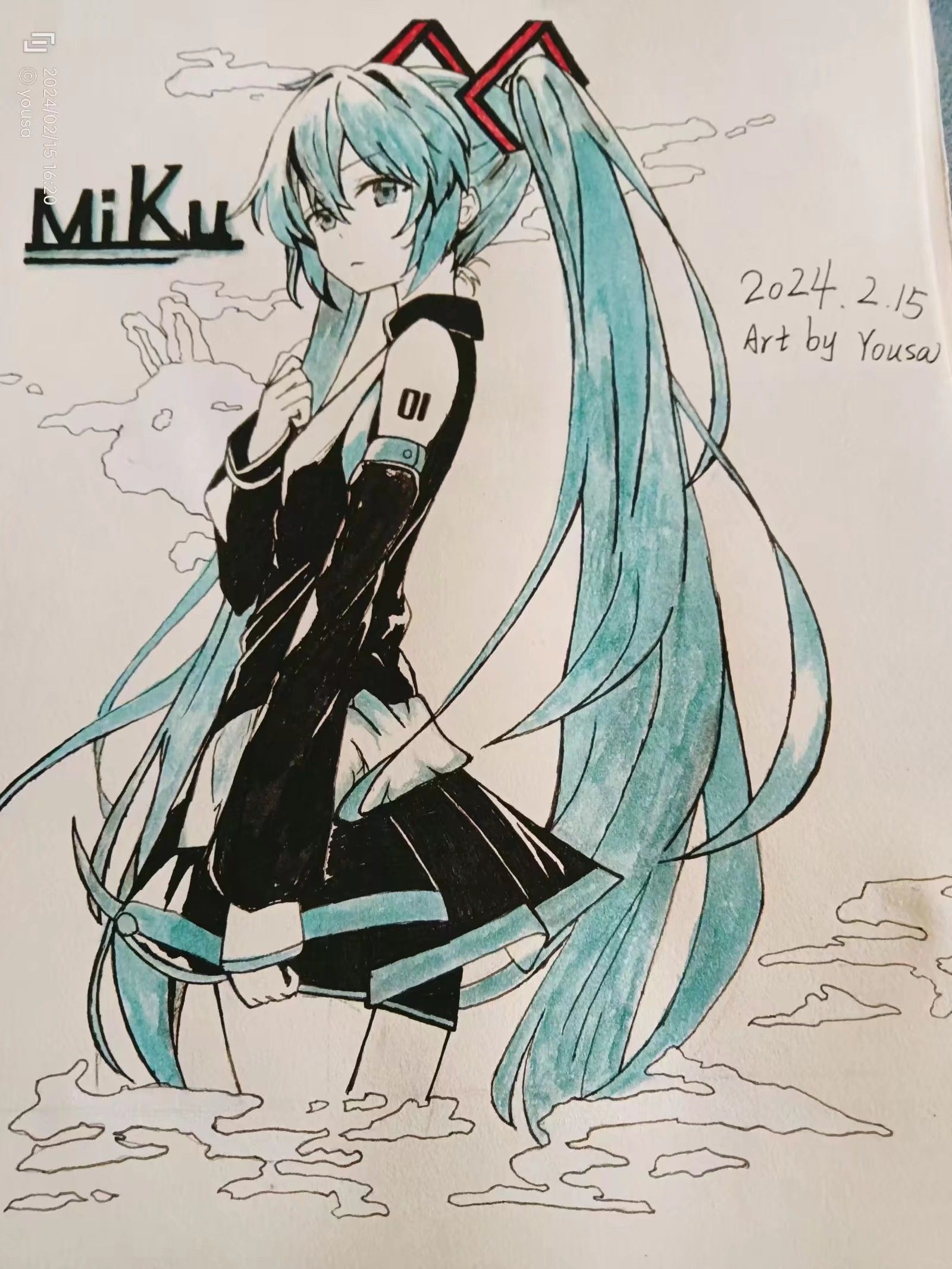 初音未来插画图片壁纸