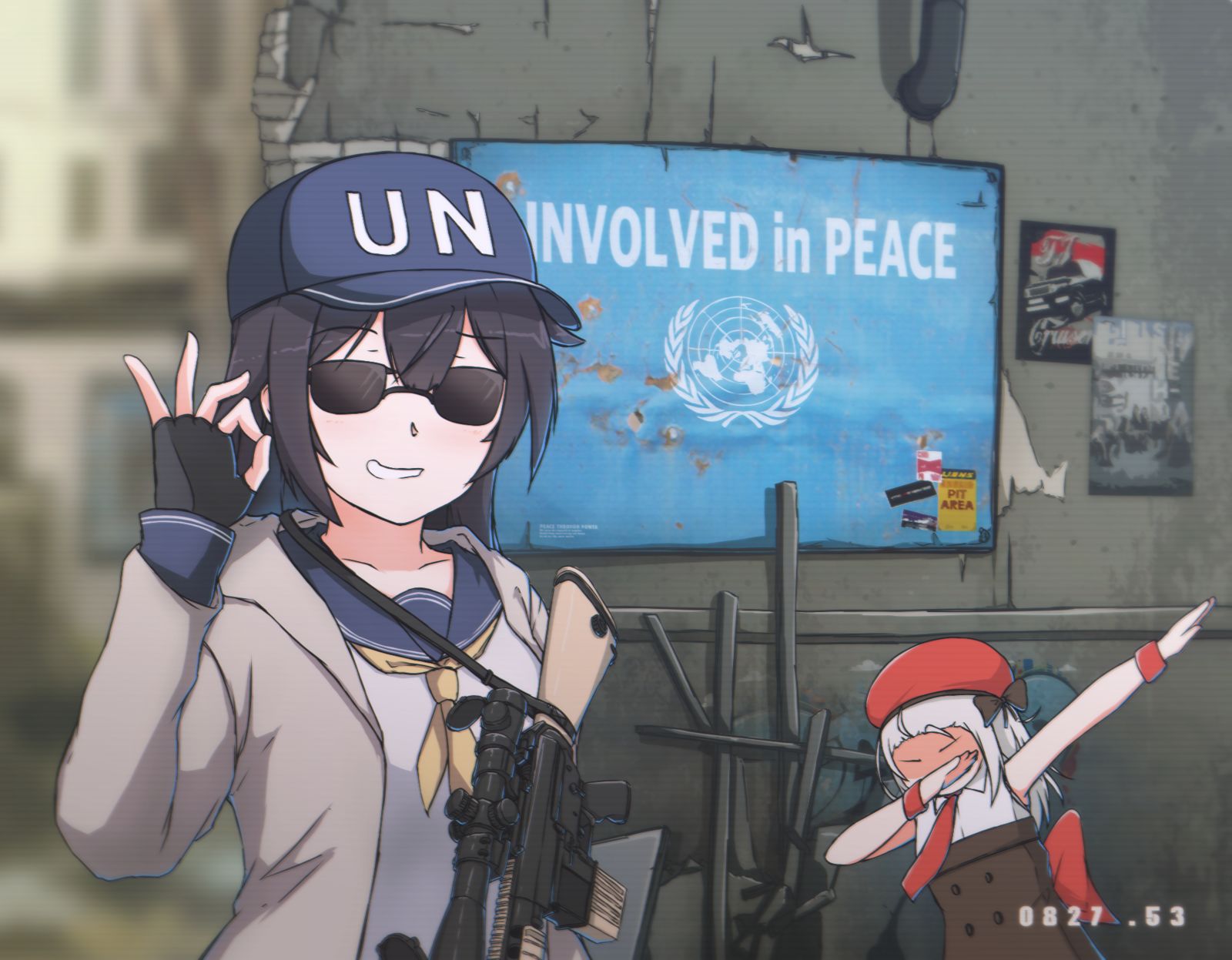 (UN)involved in PeAcE插画图片壁纸