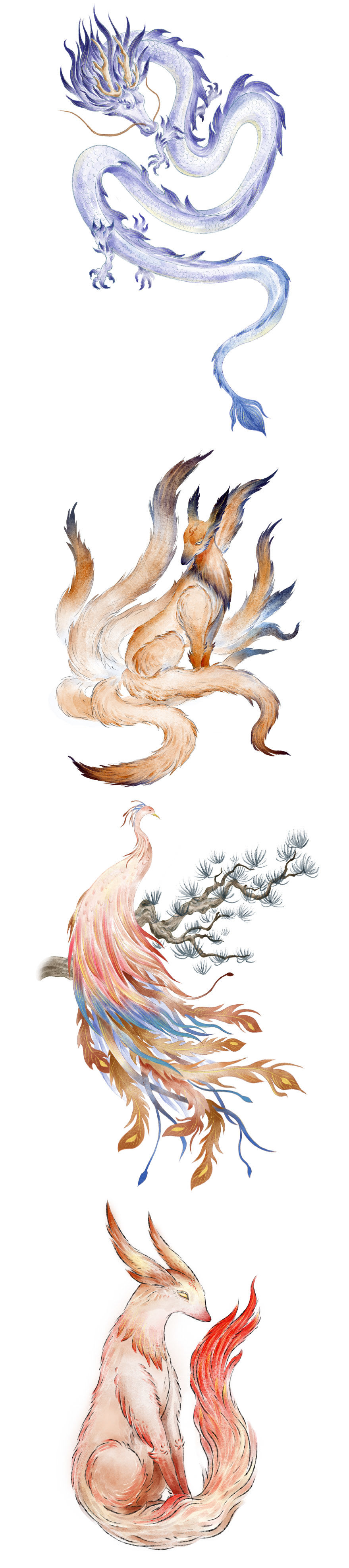 神兽插画图片壁纸