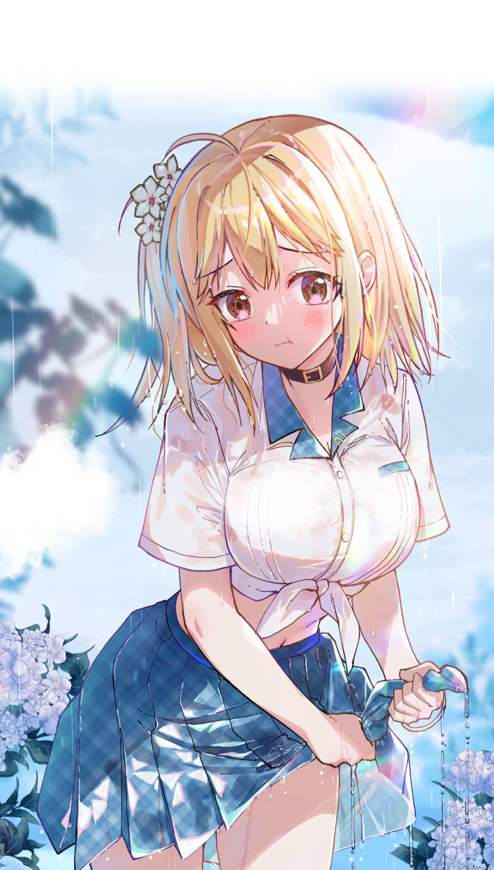 梅雨插画图片壁纸