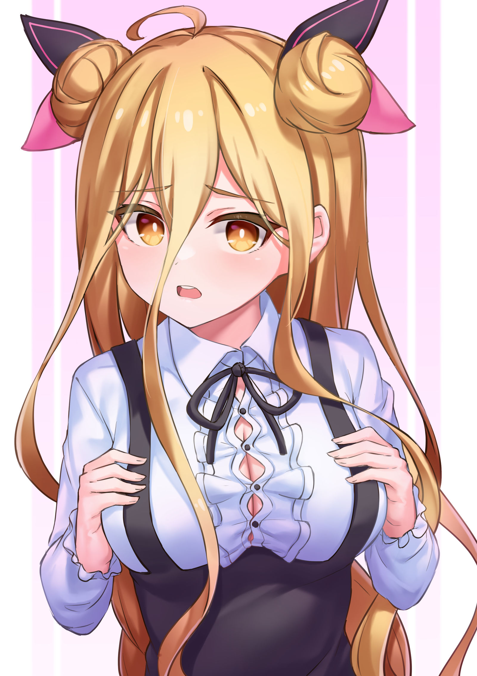 第33天：琴里的衣服被啪嗒啪嗒的胸口很难受的小夏插画图片壁纸
