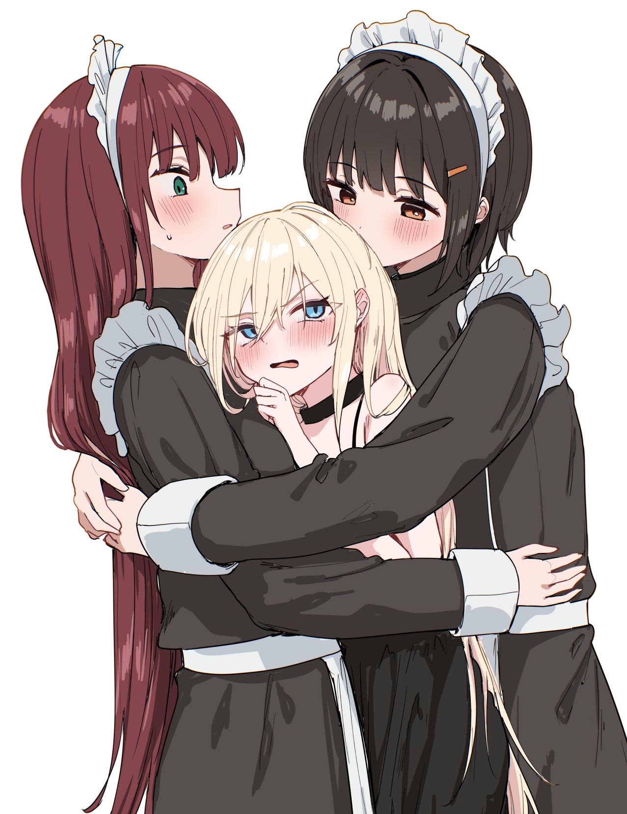 女仆三明治插画图片壁纸