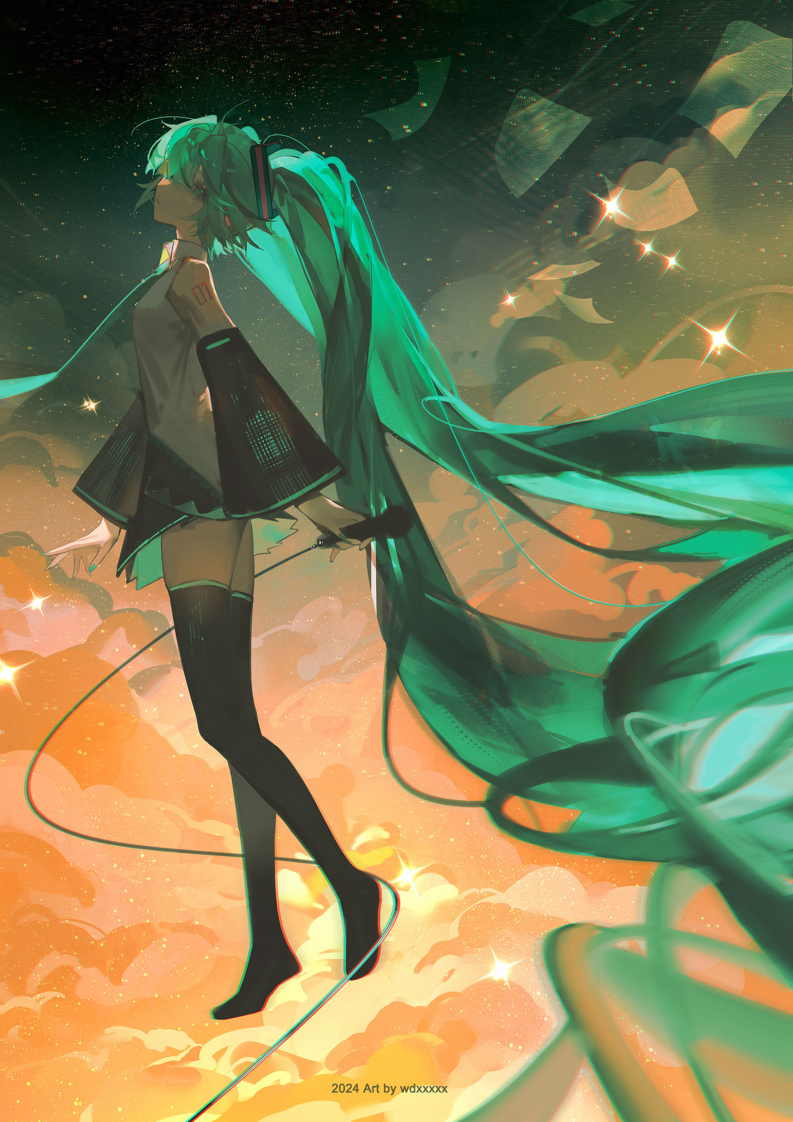 初音未来插画图片壁纸