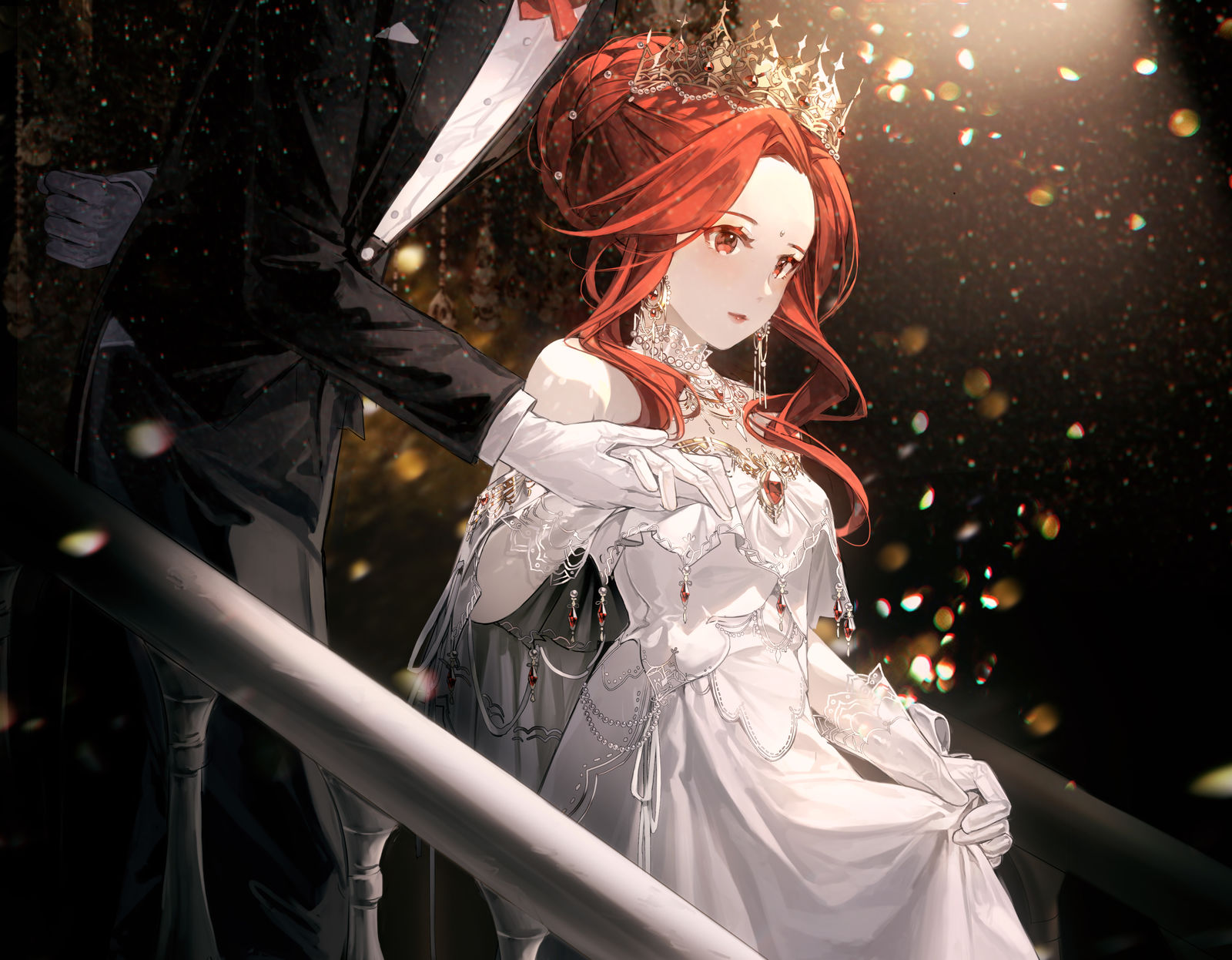 下楼梯插画图片壁纸