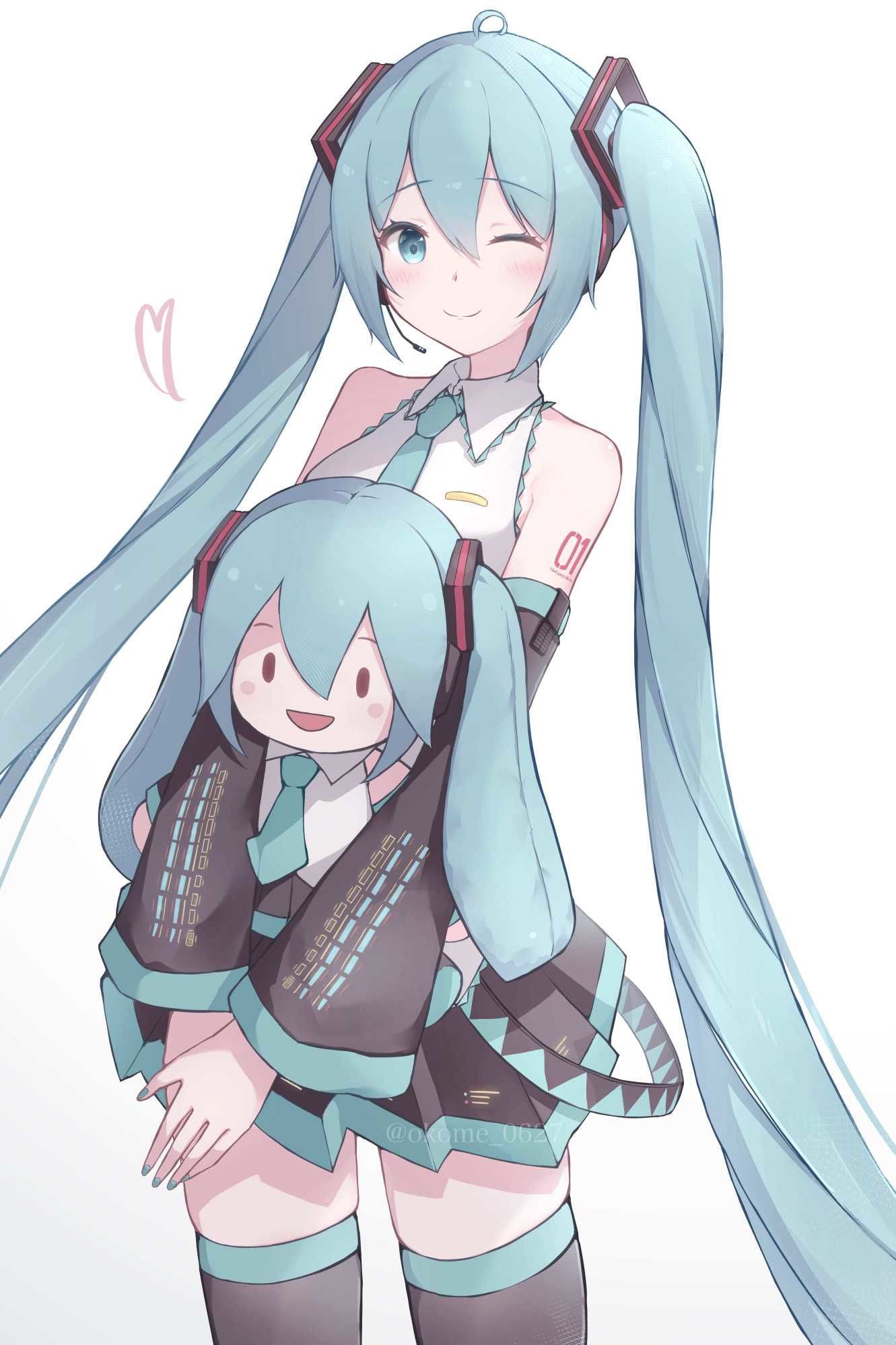 初音未来插画图片壁纸