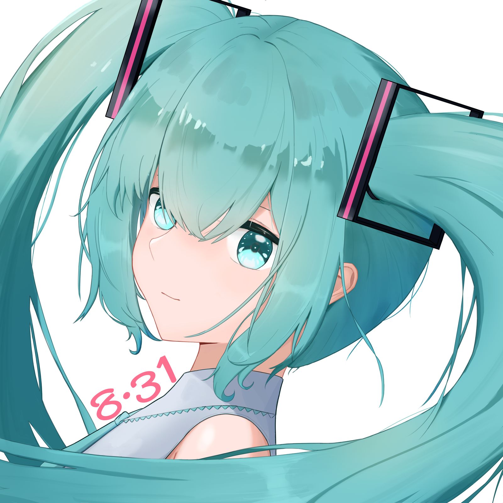 祝初音生日快乐插画图片壁纸