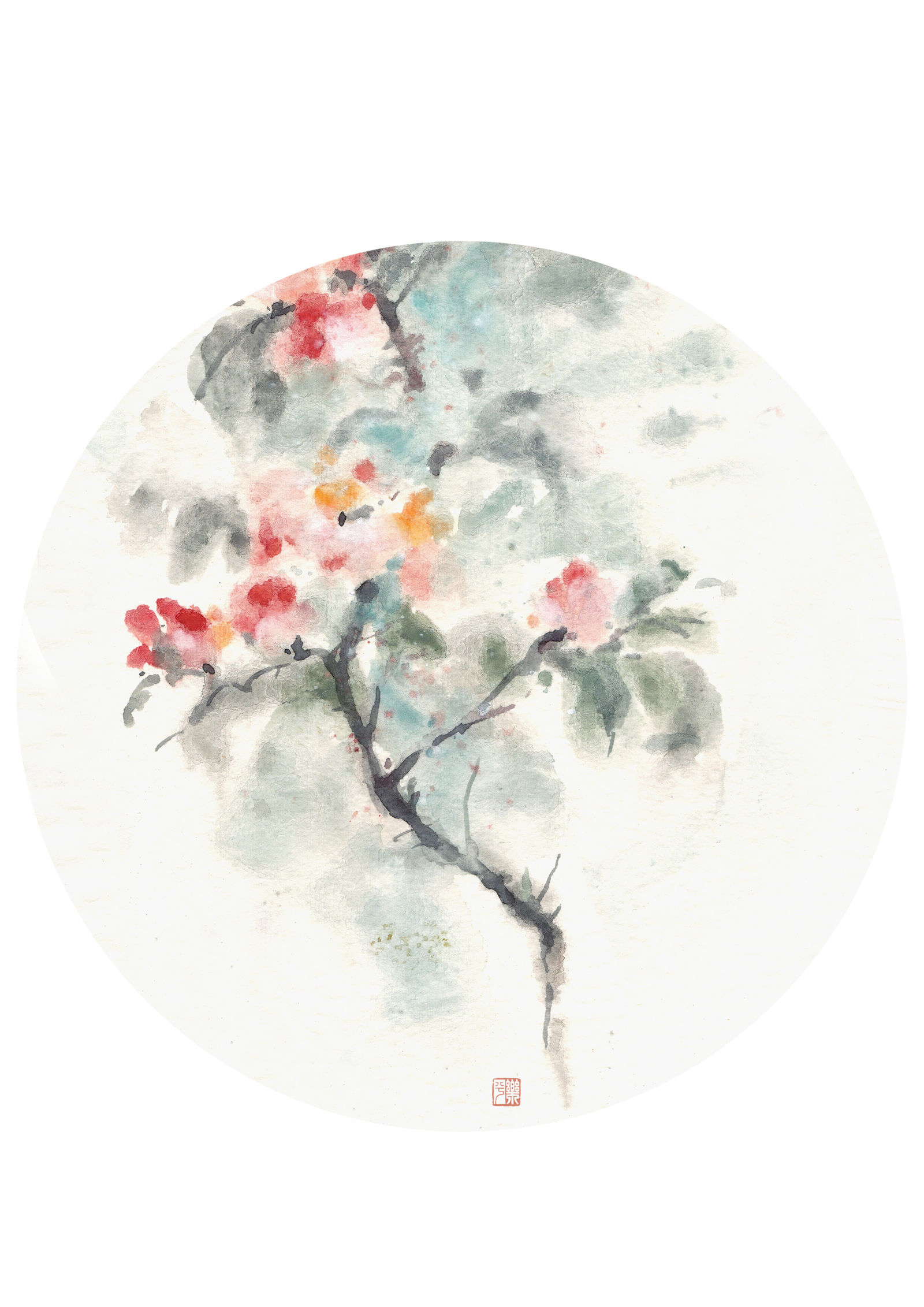 花花草草插画图片壁纸